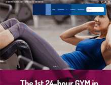 Tablet Screenshot of gymparkfitness.com